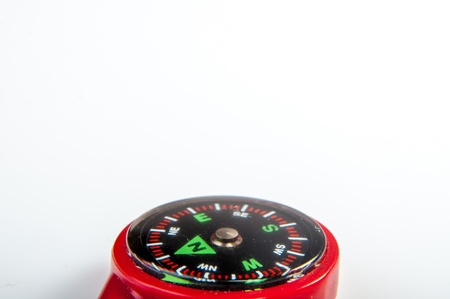 An image of compass showing north direction