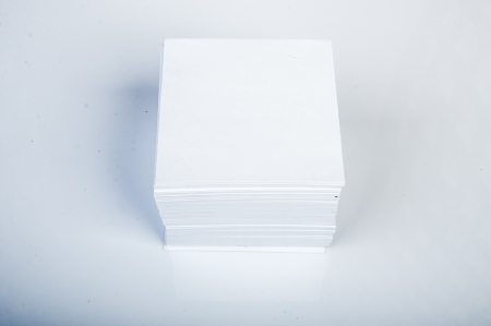 An image of white stick note isolated 