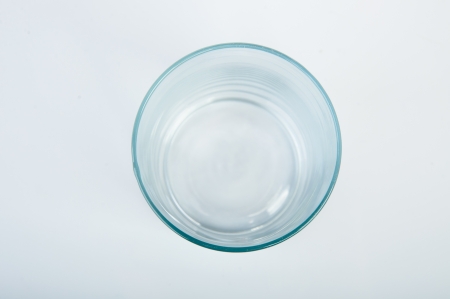 An image of empty glass isolatedの写真素材