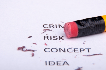 An image of business words and pencilの写真素材