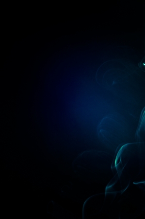 An image of smoke on black backgroundの写真素材
