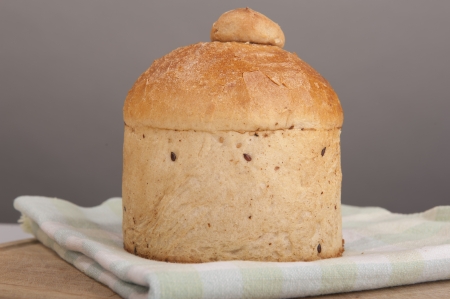 an image of polish traditional white breadの写真素材