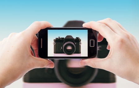 An image of mobile phone photography