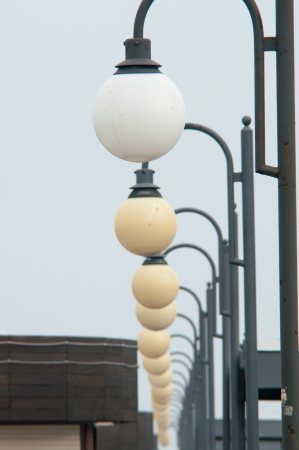 Street Lighting in daytime in Miedzyzdroje, Polandの写真素材