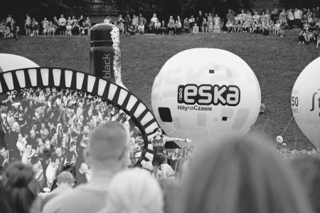 SZCZECIN - AUGUST 04: Crowded streets in Szczecin during final of The Tall Ships Races 2013, August 04, 2013 in Szczecin, Poland. のeditorial素材