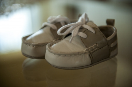 an image of children's shoesの写真素材