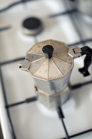 An image of Italian coffee brewingの写真素材
