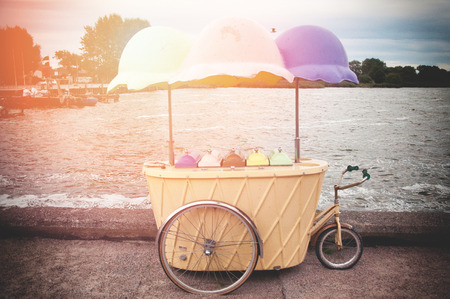 An image of ice cream vintage parlorの写真素材