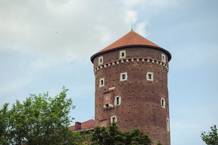 Wawel Royal Castle in Krakow, Poland. Summer timeのeditorial素材