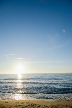 beach and Baltic Sea in summer timeの写真素材