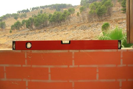 level on the wall