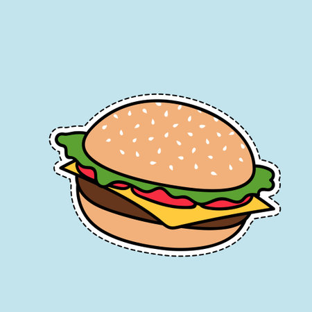 I love summer. Sticker, patch, label, badge vector illustrationのイラスト素材