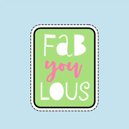 For you only. Sticker for social media content. Vector hand drawn illustration design.のイラスト素材