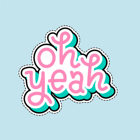 Love is my passion. Sticker for social media content. Vector illustrationのイラスト素材