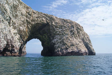 ocean gate blue sky and waterの写真素材