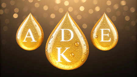 3d illustration of a drop of oil with the word AID EK.の素材