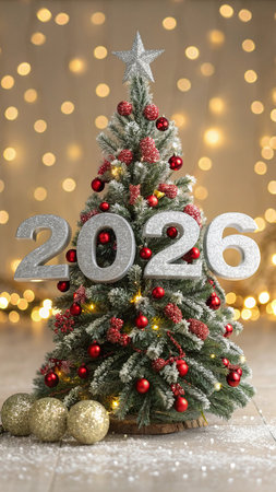 bokeh background, new year conceptの素材