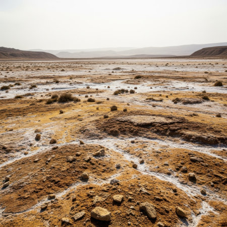 in  danakil ethiopia africa  the volcanic depression of dallolの素材