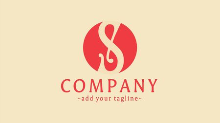 Luxury Business corporate letter âSâ  design vector. Simple and clean design of letter S logo vector template.のイラスト素材