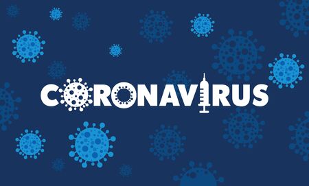 Coronavirus disease (COVID-19) concept. Graphics resource for  virus disease outbreak alert. Symbol, icon, banner, background and poster design.のイラスト素材