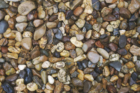 Brown Black Pebbles Texture