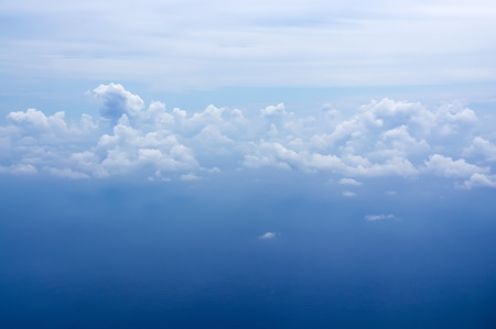 Clouds formation over the sea