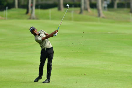 SHAH ALAM, MARCH 5 : Rashid Khan of India, pictured during round 1 of the Bandar Malaysia Open 2020 at Kota Permai Golf & Country Club, Shah Alam, Selangor, Malaysia, on March 5, 2020.のeditorial素材