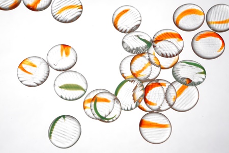 small disc of glass