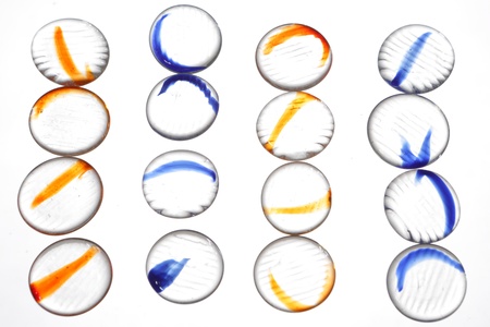 small disc of glass