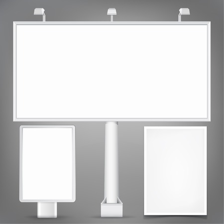 Set of Advertising elements.  のイラスト素材