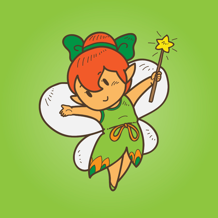 Cartoon Fairyのイラスト素材