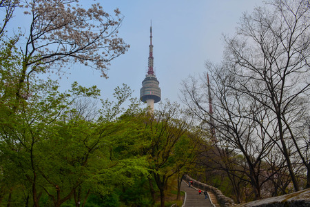 Nam-San Seoul Towerの写真素材