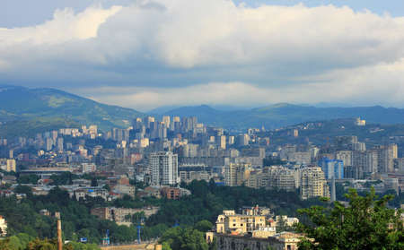 Georgia. 06/02/2017 year. Beautiful views of the city of Tbilisi.