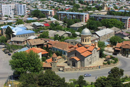 Georgia. 05/30/2017. Church in the city of Gori. City center.
