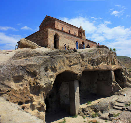 Georgia. The ancient cave city. Uplistsikhe. Built inside the mountains.のeditorial素材