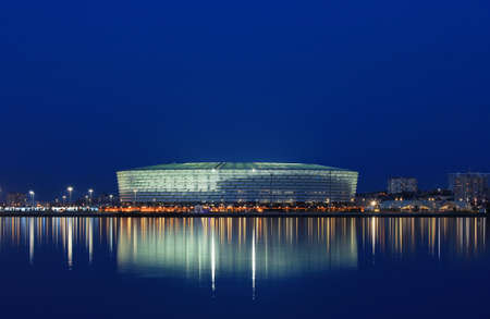 Baku city. Azerbaijan. 05.27.2019 year. The best new stadium in the world.のeditorial素材