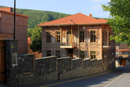 Azerbaijan. Sheki city. Orphanage in the old town.のeditorial素材