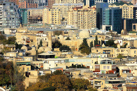Azerbaijan. 04/04/2018 year. The inner old city of Baku. in the spring.