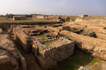 Rooms of the big old city of Shamkir. The city of Shamkir. Azerbaijan.の写真素材