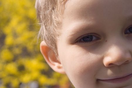 Face of boy