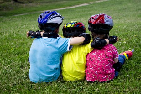 tired scatersの写真素材