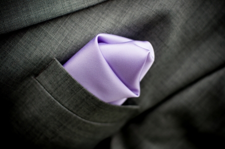 purple wedding tie and white shirtの写真素材