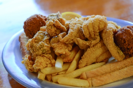 traditional cajun creole southern foodの写真素材