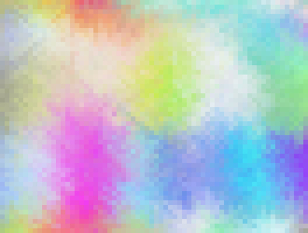 Abstract colourful mosaic-pixelated background with copy spaceの写真素材