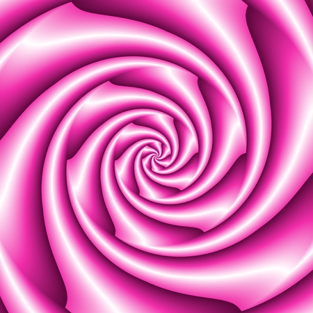 Abstract velvet spiral background in pink spectrumの写真素材