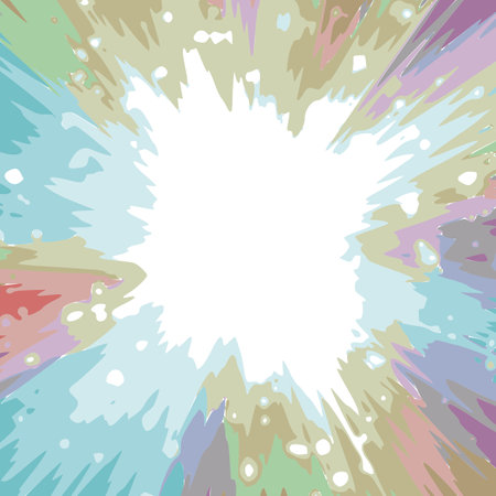 Abstract border frame in soft pastel colors with copy space for your text.のイラスト素材