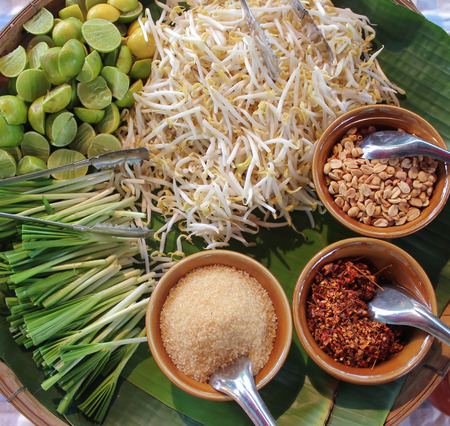 Condiment for Pad Thaiの写真素材