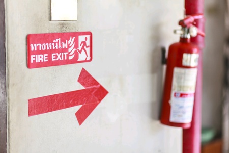 Fire Extinguisher, Must be checked properly, In order to be able to use it effectively.の素材