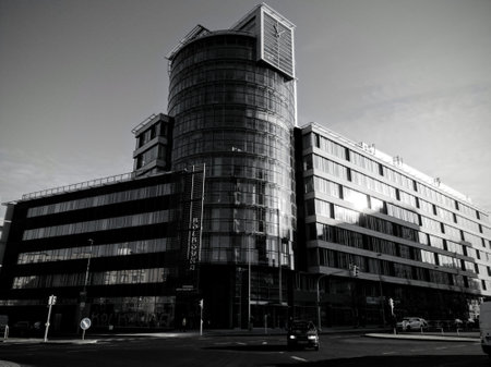 Office building in Prague.の写真素材