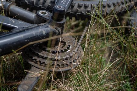 bicycle gearbox closeupの写真素材